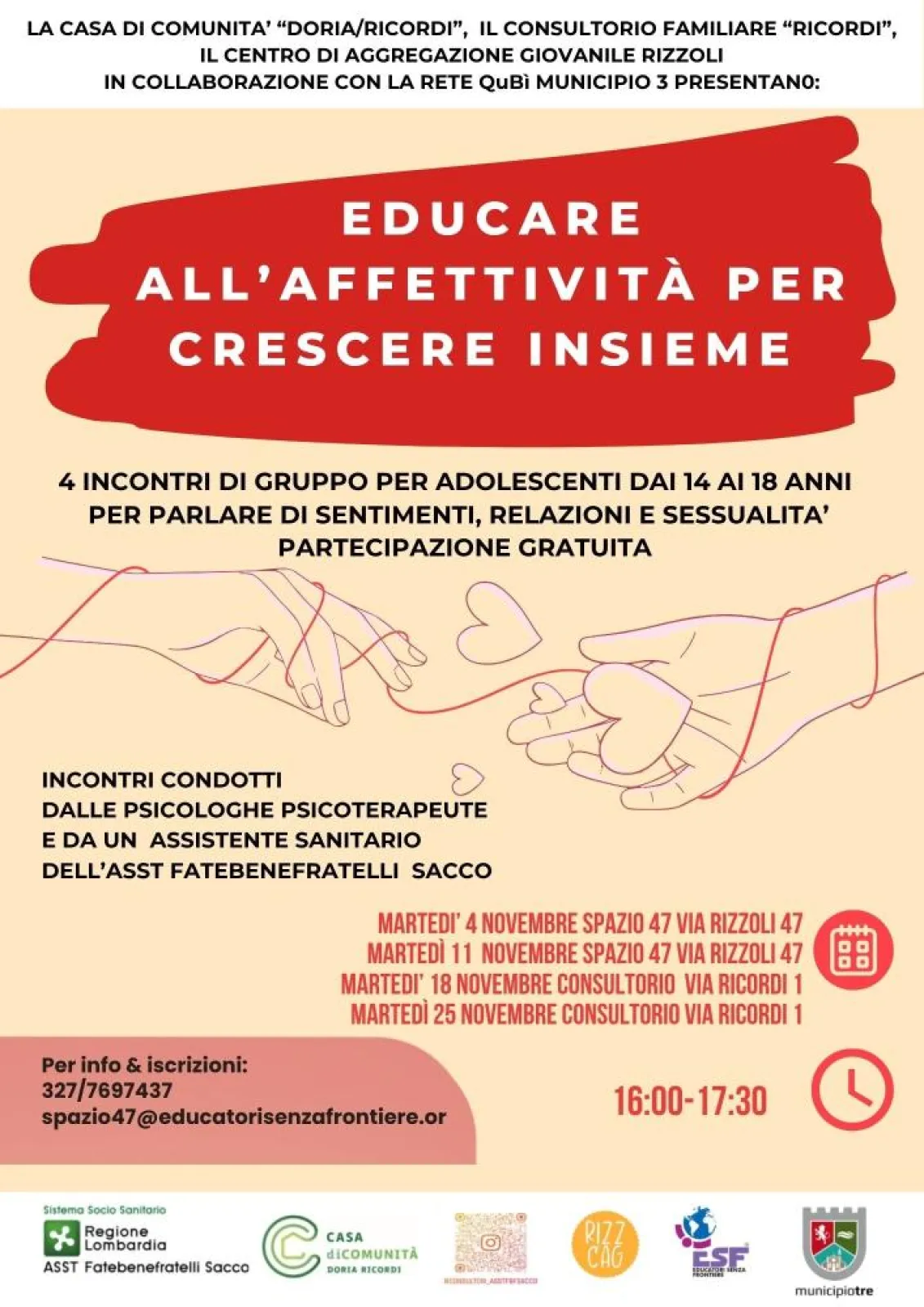 Volantino Educare Affettività